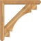Ekena Millwork Merced Craftsman Rough Sawn Bracket w/ Offset Brace, Western Red Cedar, 6"W x 40"D x 40"H BKT0604X40X40MRC04RWR - alternate 3